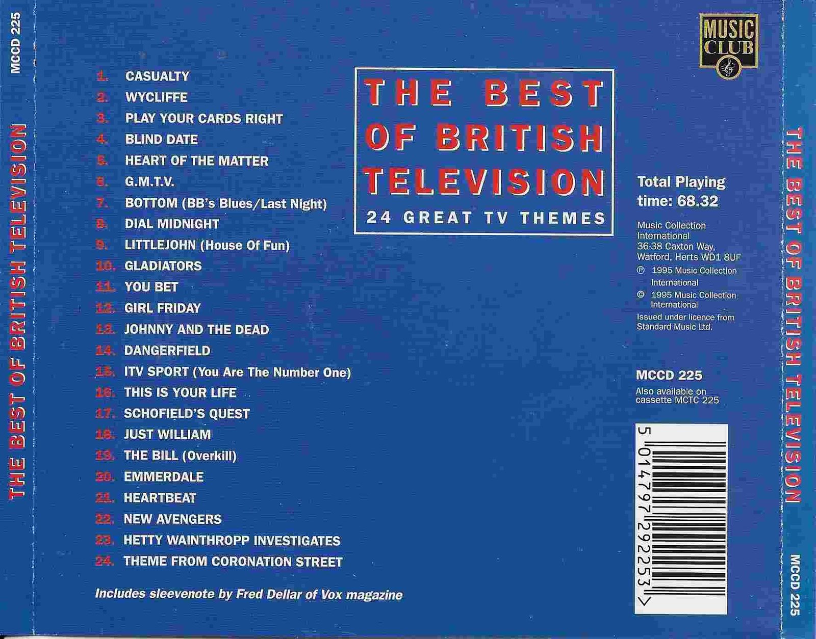 Back cover of MCCD 225
